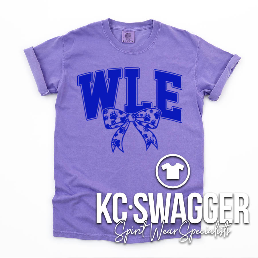 WLE BEARS VIOLET COMFORT COLORS TEE
