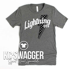 OTF LIGHTNING DEEP HEATHER TEE