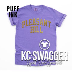PH ROOSTERS VIOLET COMFORT COLORS TEE