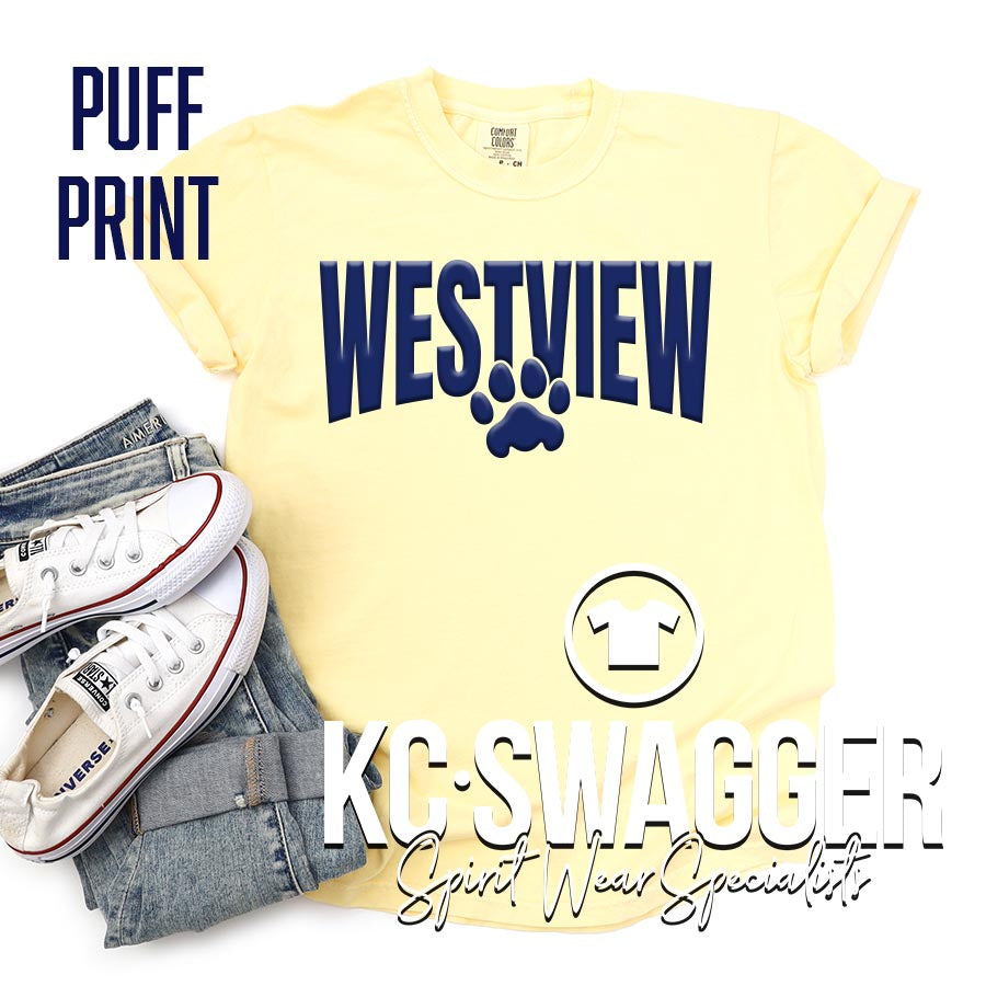 WVE WILDCATS BUTTER COMFORT COLORS TEE