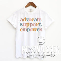 ISD MENTAL HEALTH WHITE COMFORT COLORS TEE