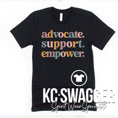ISD MENTAL HEALTH BLACK COMFORT COLORS TEE