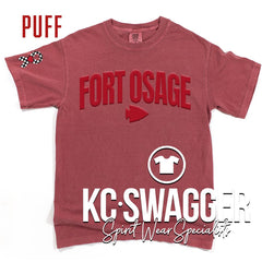 FOSD INDIANS CRIMSON COMFORT COLORS TEE