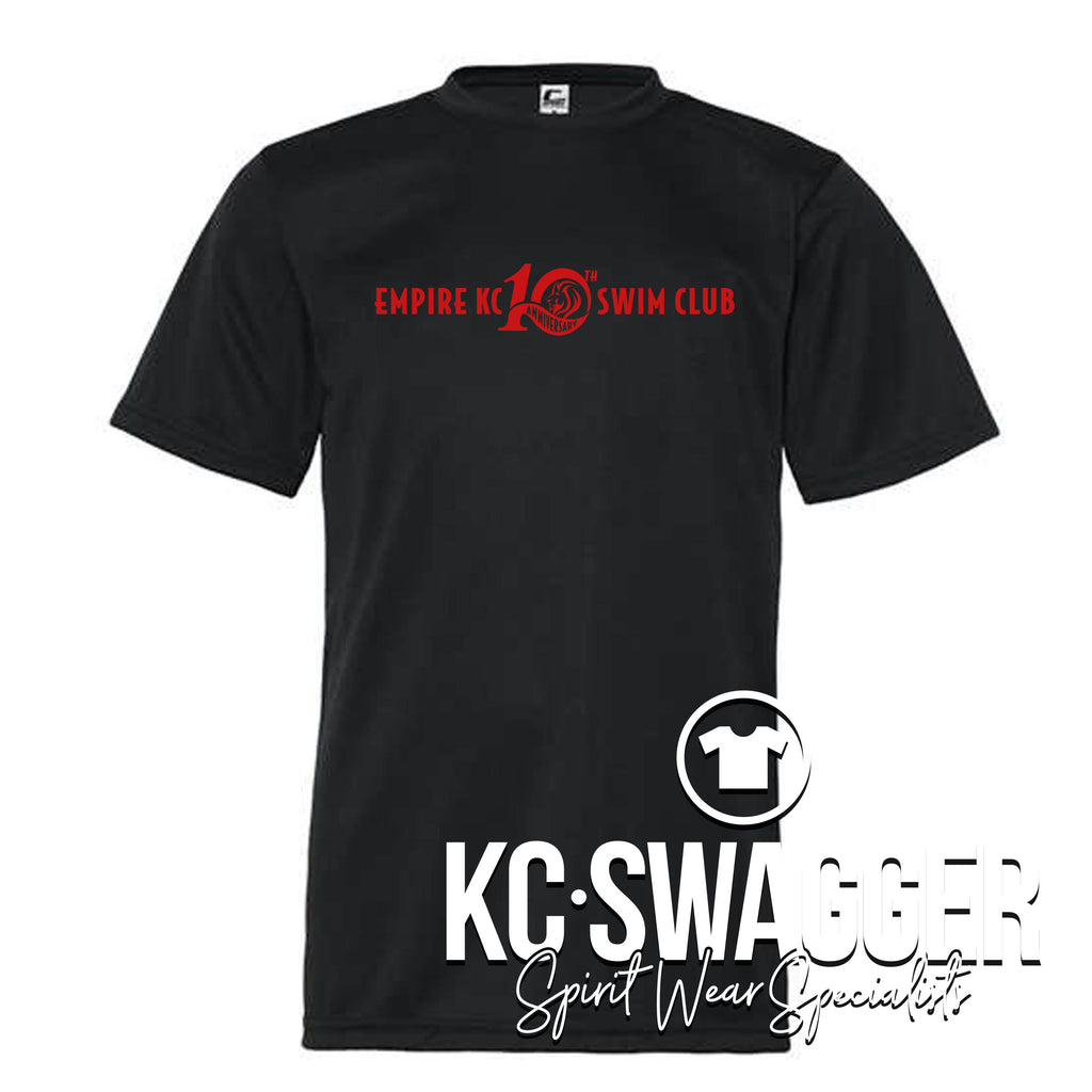 EMPIRE KC BLACK PERFORMANCE TEE