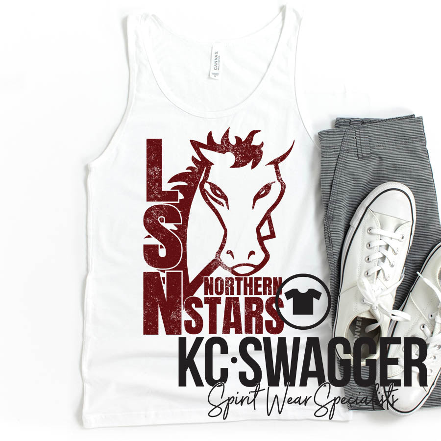 LSN DANCE BELLA CANVAS UNISEX WHITE TANK