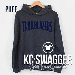SFT TRAILBLAZERS HEATHER CHARCOAL GILDAN HOODIE