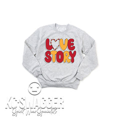 LOVE STORY ASH SWEATSHIRT (YOUTH SIZES) KCSWAG