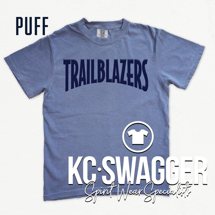SFT TRAILBLAZERS BLUE JEAN COMFORT COLORS TEE