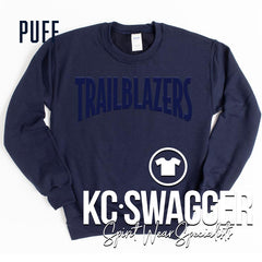 SFT TRAILBLAZERS NAVY GILDAN SWEATSHIRT