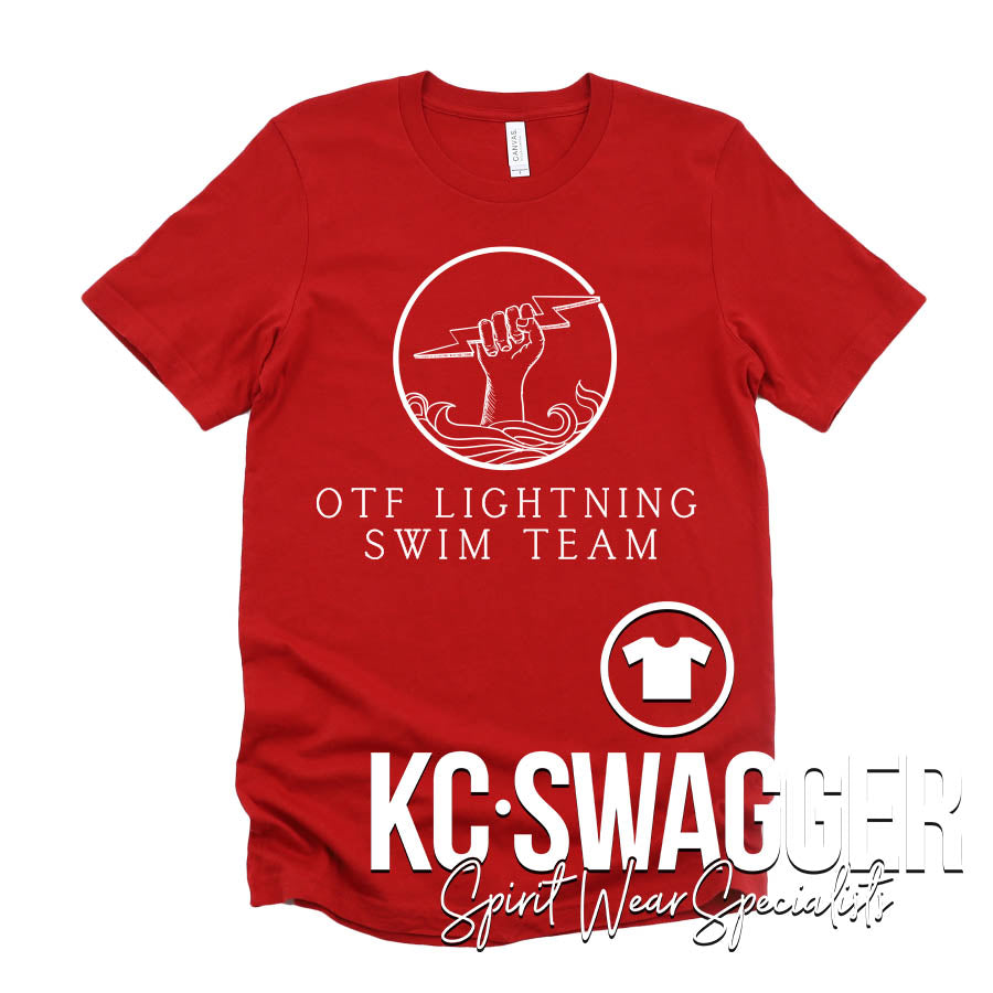 OTF LIGHTNING RED OFFICIAL TEAM TEE