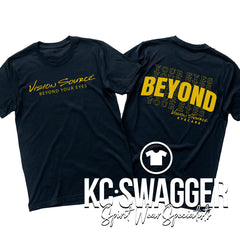 VISION SOURCE EYECARE BLACK BELLA CANVAS TEE