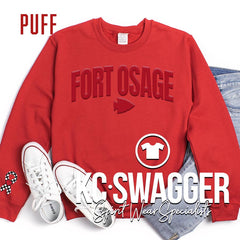 FOSD INDIANS RED GILDAN SWEATSHIRT