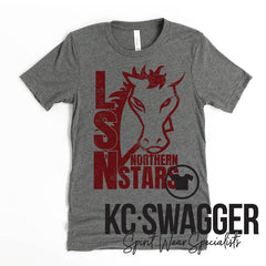 LSN DANCE GRAY BELLA CANVAS TEE