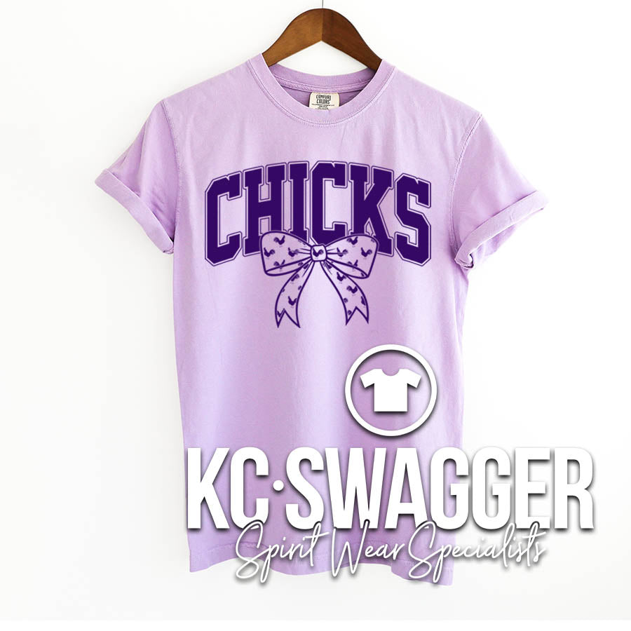 PH ROOSTERS (CHICKS) ORCHID COMFORT COLORS TEE