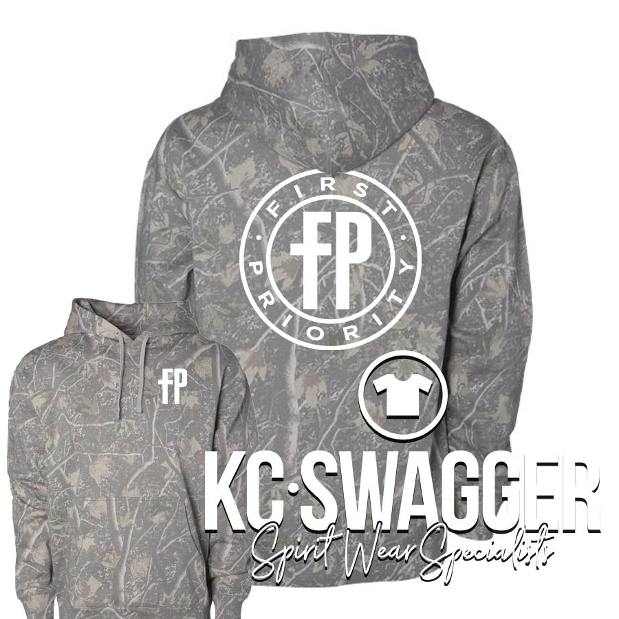 FIRST PRIORITY DEADWOOD CAMO HEAVYWEIGHT HOODIE
