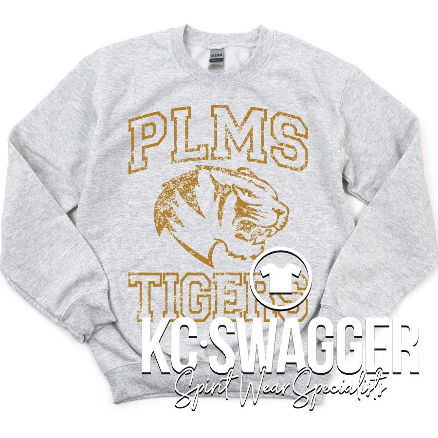 PLMS TIGERS ASH SWEATSHIRT