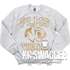 PLMS TIGERS ASH SWEATSHIRT