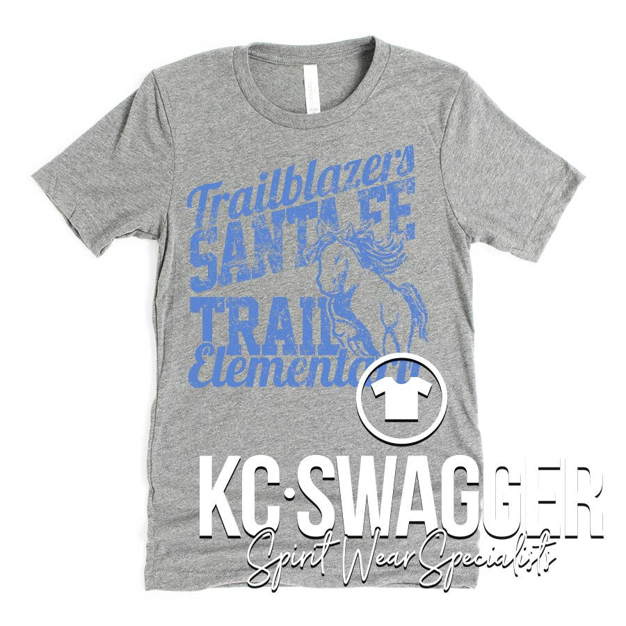 SFT TRAILBLAZERS ATHLETIC HEATHER BELLA CANVAS TEE