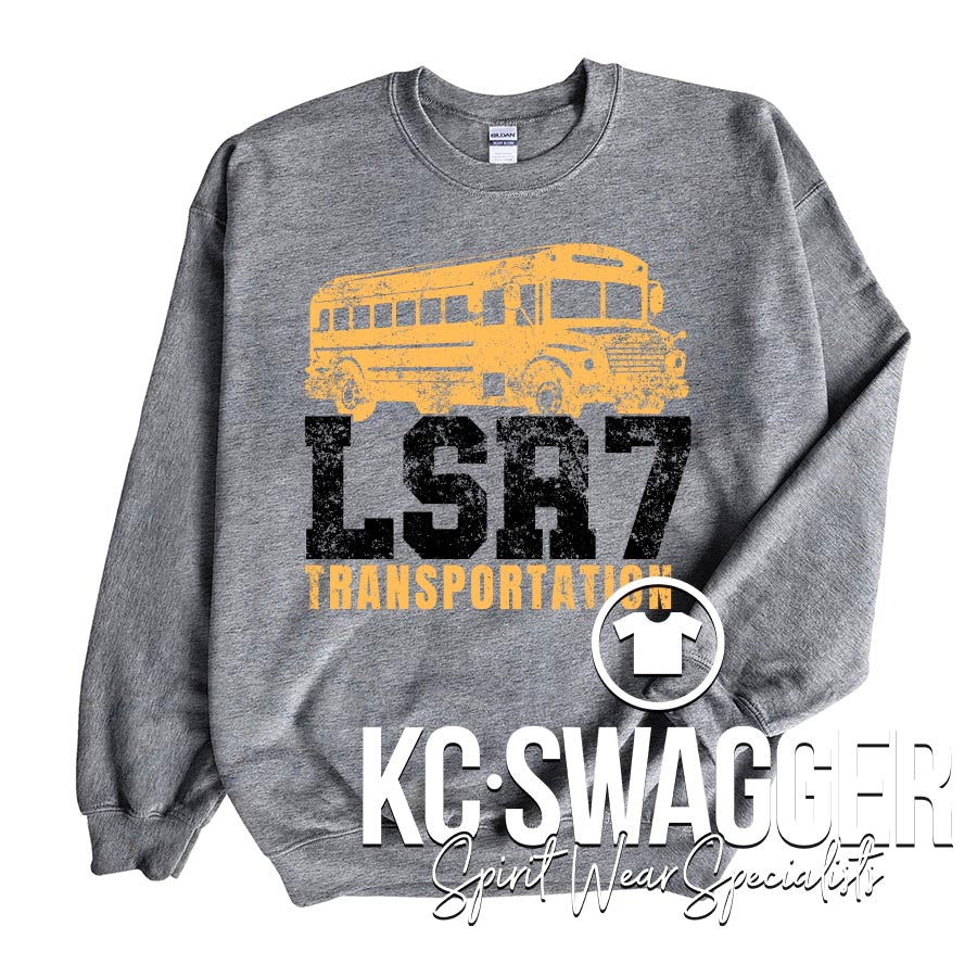 LSR7 TRANSPORTATION GRAPHITE SWEATSHIRT