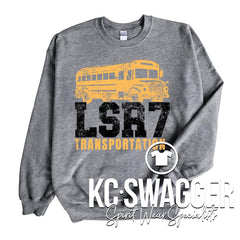 LSR7 TRANSPORTATION GRAPHITE SWEATSHIRT