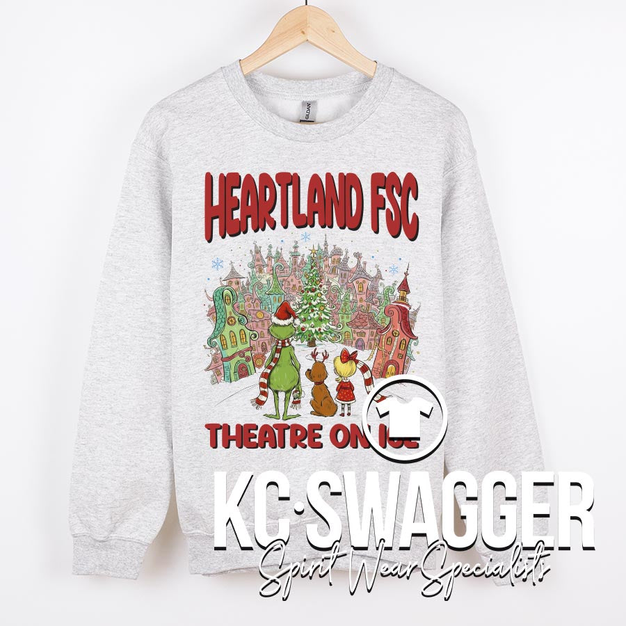 HEARTLAND FIGURE SKATING ASH JERZEES SWEATSHIRT