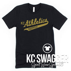 KCA FASTPITCH BLACK TEE