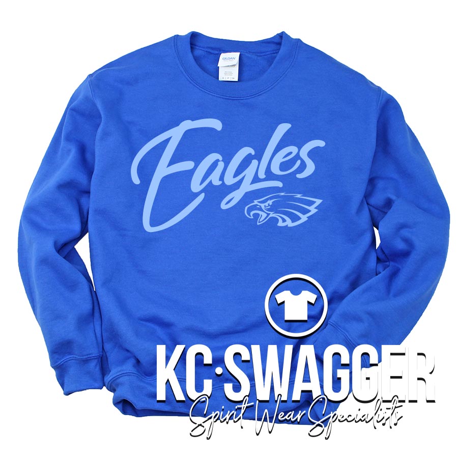 GVME EAGLES ROYAL GILDAN SWEATSHIRT