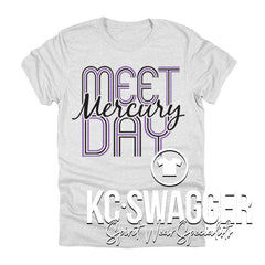 MERCURY GYMNASTICS HEATHER WHITE NEXT LEVEL TEE
