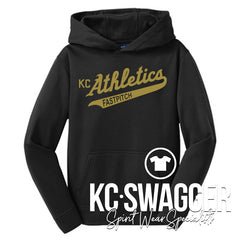 KCA FASTPITCH BLACK PERFORMANCE HOODIE