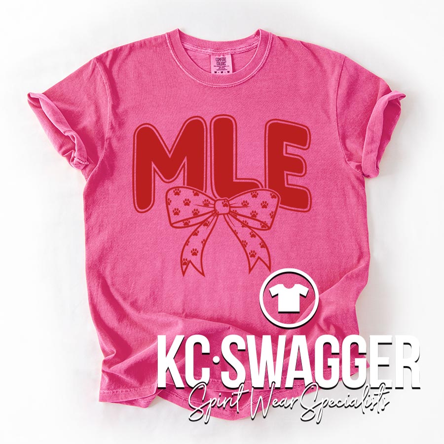 MLE BENGALS CRUNCHBERRY COMFORT COLORS TEE