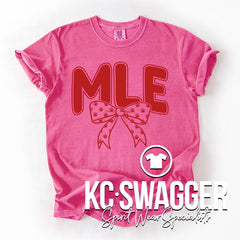 MLE BENGALS CRUNCHBERRY COMFORT COLORS TEE