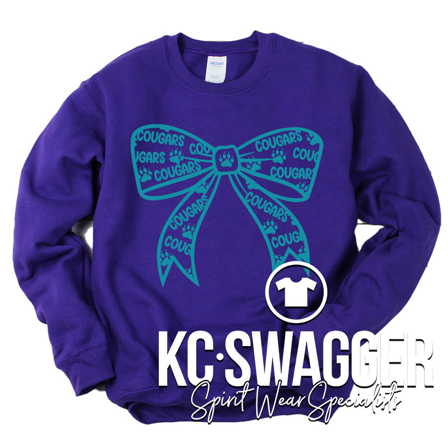CME COUGARS PURPLE GILDAN SWEATSHIRT