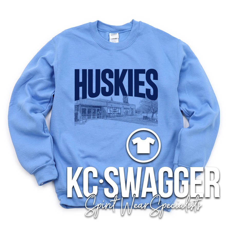HPE HUSKIES CO BLUE SWEATSHIRT
