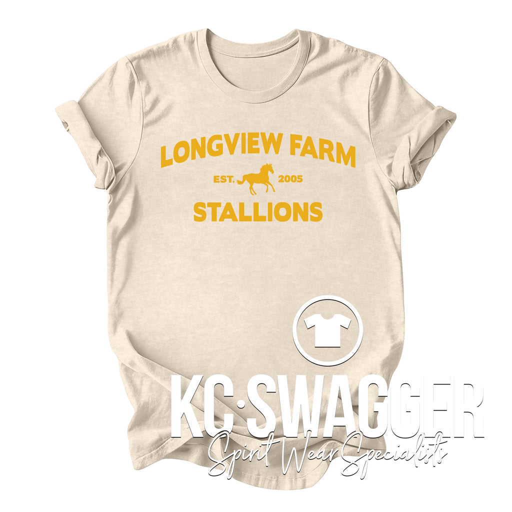 LFE STALLIONS NATURAL BELLA CANVAS TEE