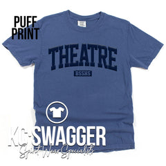 BSS THEATRE CHINA BLUE TEE