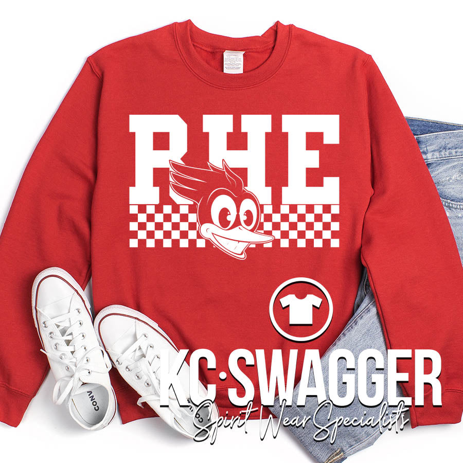 RHE ROADRUNNERS RED SWEATSHIRT