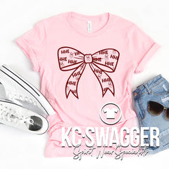 HHE HORNETS PINK BELLA CANVAS TEE