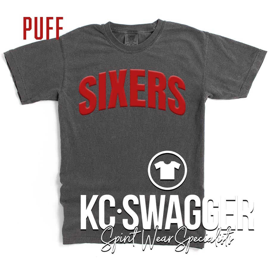 SIXERS BASKETBALL PEPPER COMFORT COLORS TEE