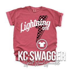 OTF LIGHTNING CRIMSON TEE