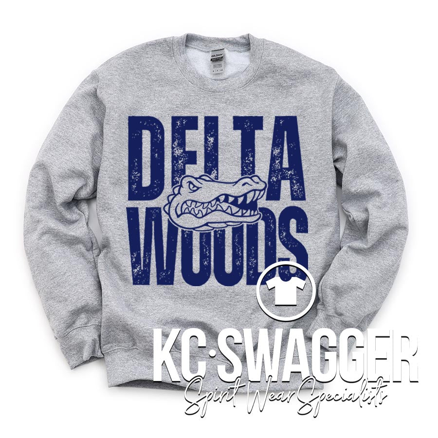 DWMS GATORS SPORT GRAY SWEATSHIRT