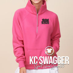J31 DANCE HOT PINK HALF ZIP (ADULT ONLY)