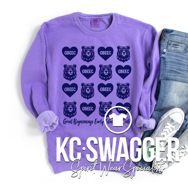 GREAT BEGINNINGS VIOLET SWEATSHIRT KC Swagger