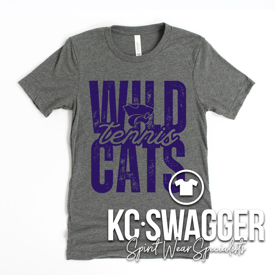 BSHS GIRLS TENNIS DEEP HEATHER TEE