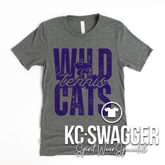 BSHS GIRLS TENNIS DEEP HEATHER TEE