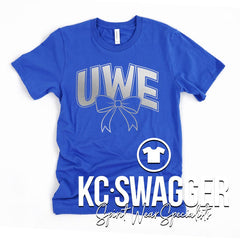UWE EAGLES ROYAL BELLA CANVAS TEE