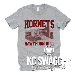 HHE HORNETS ATHLETIC HEATHER BELLA CANVAS TEE