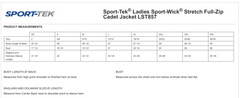 VISION SOURCE EYECARE WOMEN'S SPORT-TEK FULL ZIP CADET JACKET
