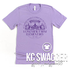 LFE ANNIVERSARY LAVENDER BELLA CANVAS TEE