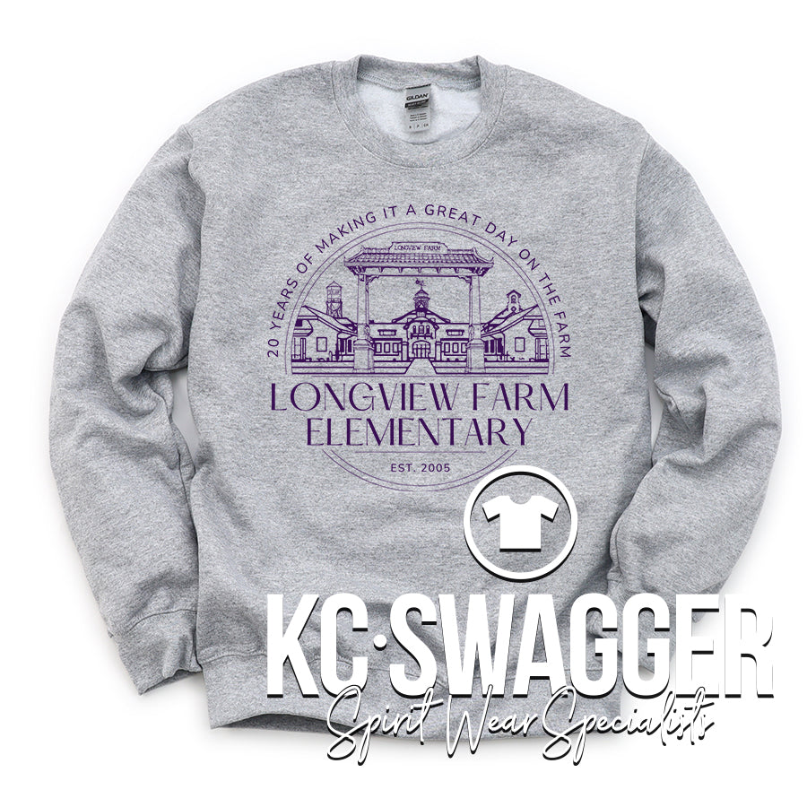 LFE ANNIVERSARY SPORT GRAY GILDAN SWEATSHIRT
