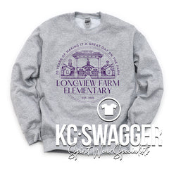 LFE ANNIVERSARY SPORT GRAY GILDAN SWEATSHIRT